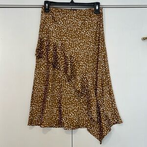 Lucy Paris Satiny Knee-Length Skirt